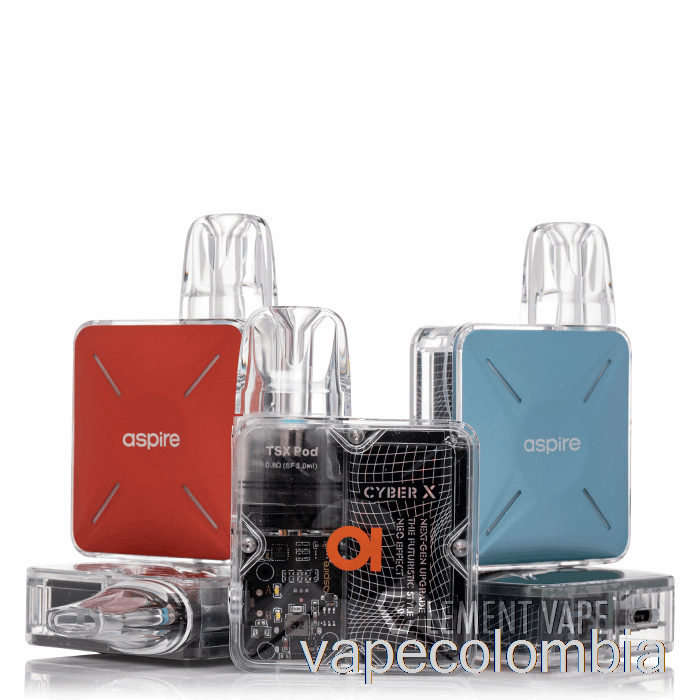 Kit Completo De Vapeo Aspire Cyber X Pod System Gunmetal